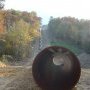 Chantier du gazoduc- Bazas- 2007