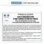 avis de consultation du public