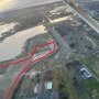 Site projeté de ferme aquacole du Verdon. 11 mars 2024