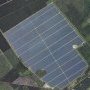 Vue aérienne de la centrale photovoltaïque de Cestas de NEOEN